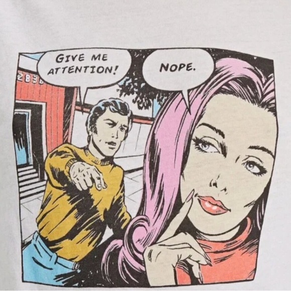 Re/Done Classic Nope Tee Shirt Vintage White Cotton - Picture 2 of 8